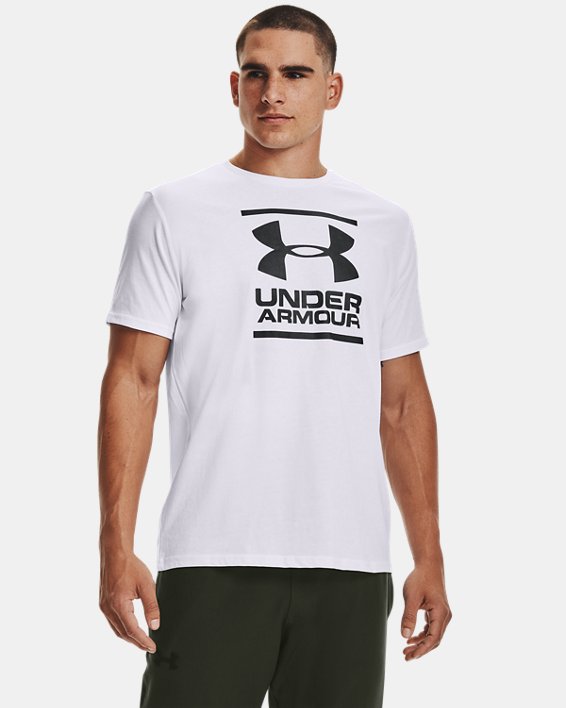 Herren UA GL Foundation Kurzarm-T-Shirt, White, pdpMainDesktop image number 0